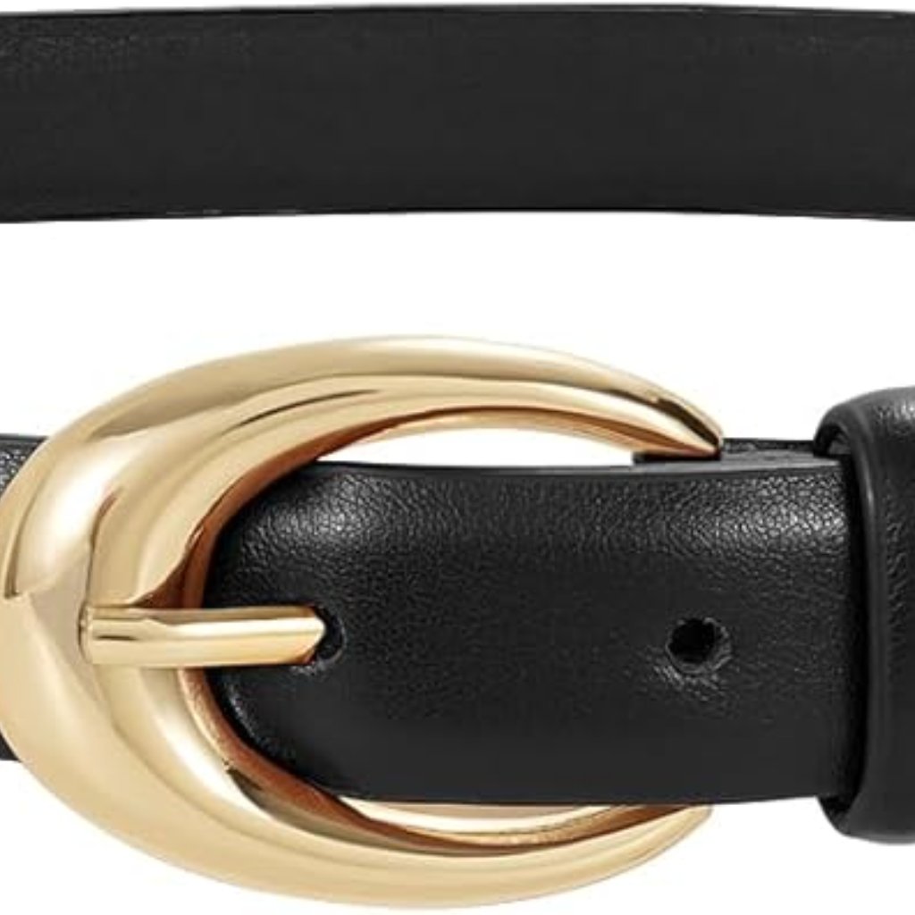 Women Leather Belt For Jeans Pants Fashion Ladies Skinny Faux Leather Dress Belt